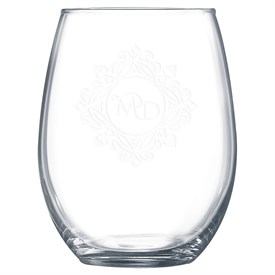 15 oz Stemless Wine Glass with Custom Logo